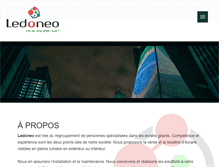 Tablet Screenshot of ledoneo.com